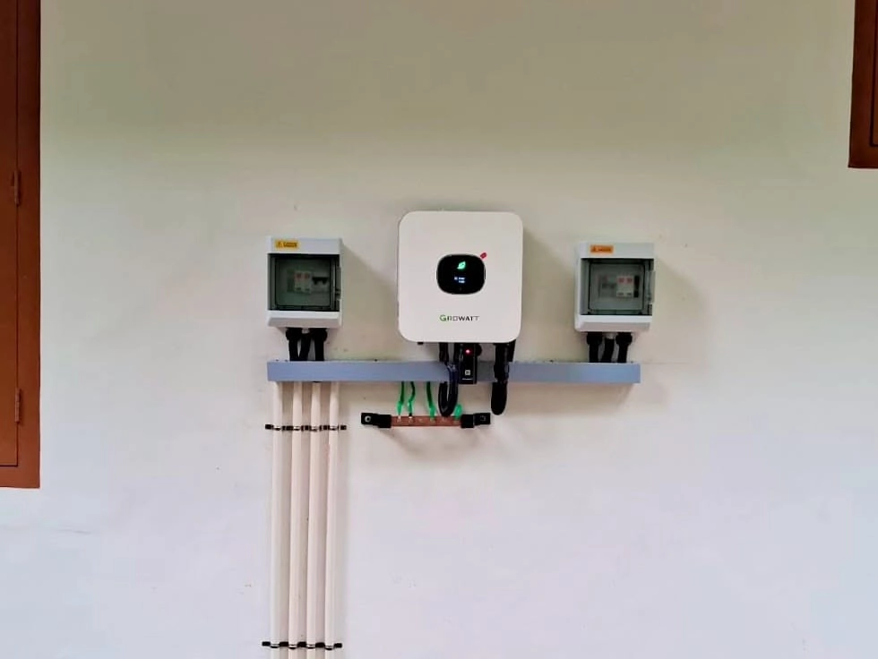 solar panels installed successfully -client 8-location image-panels installed by the Best solar installation company in kerala