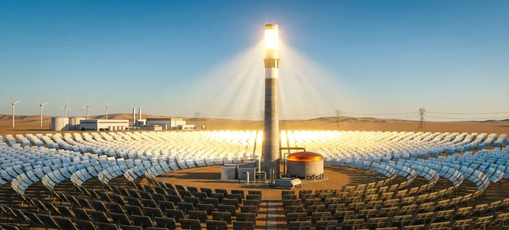 concentrating solar power plant- blog