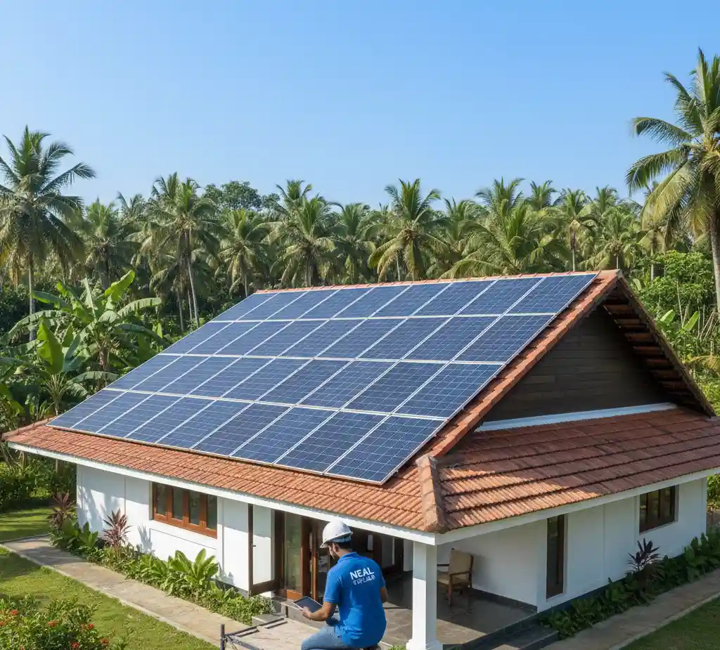 Residential rooftop Photovoltaic solar energy system