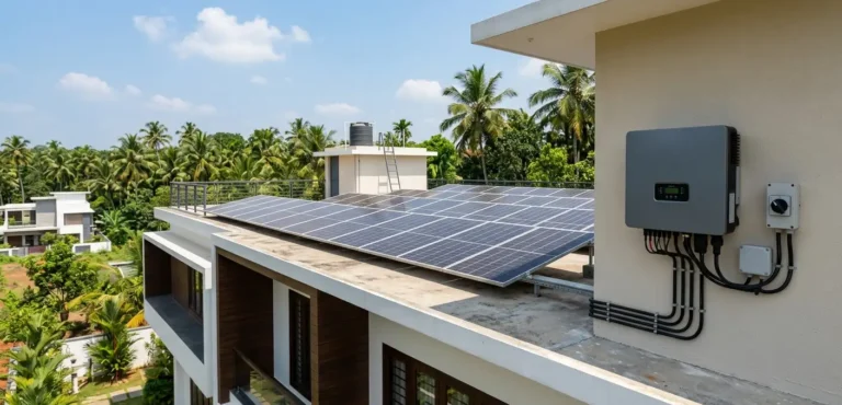 residential-solar-panels-string-inverters-kerala